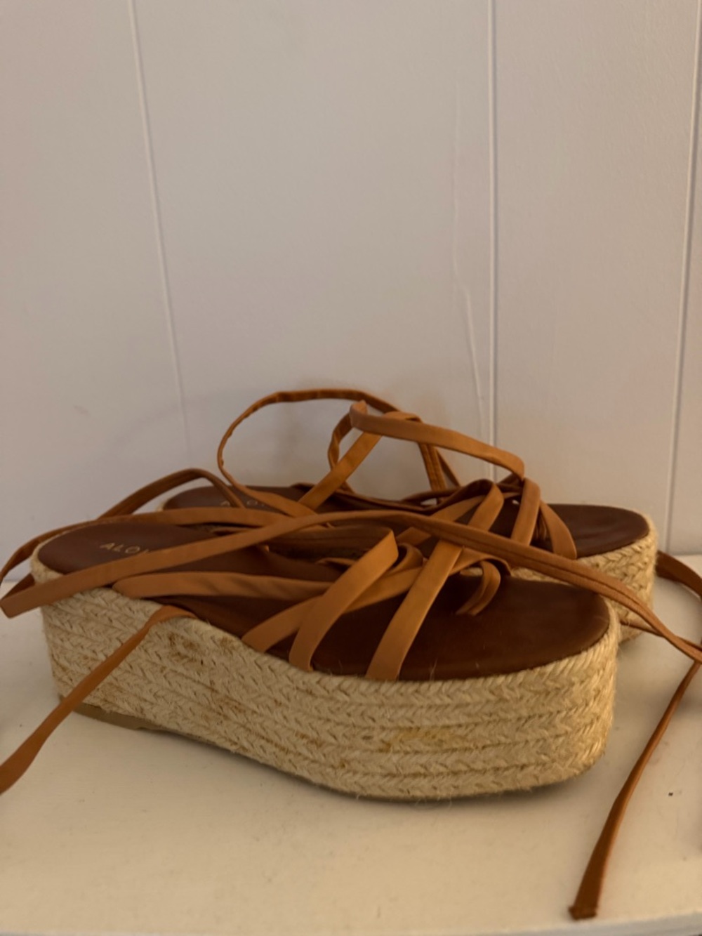 Aloha strappy platform sandles